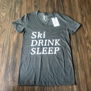 Luciana “ Ski Drink Sleep” T shirt